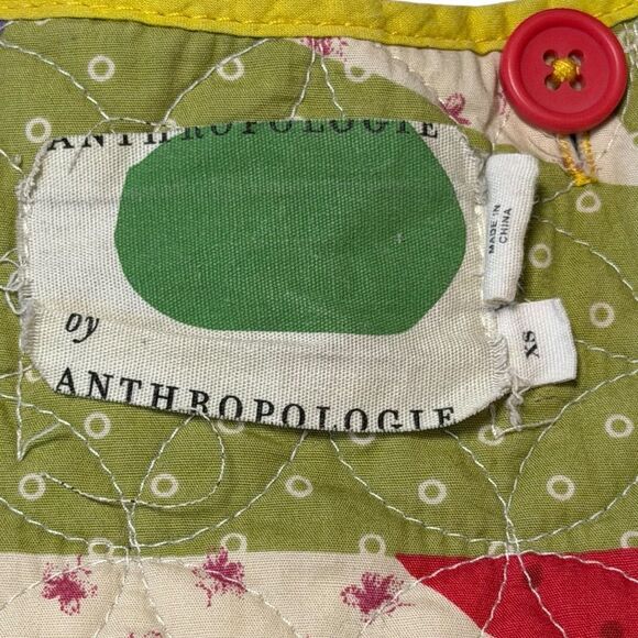 BY ANTHROPOLOGIE Women’s Gray Quilted-Liner Hooded Long Utility Jacket XS - Picture 5 of 9